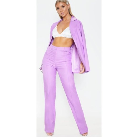 lilac high waisted pants